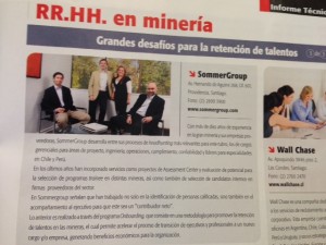 “Grandes desafíos para la retención de clientes”, revista Revista Minería Chilena, noviembre 2014